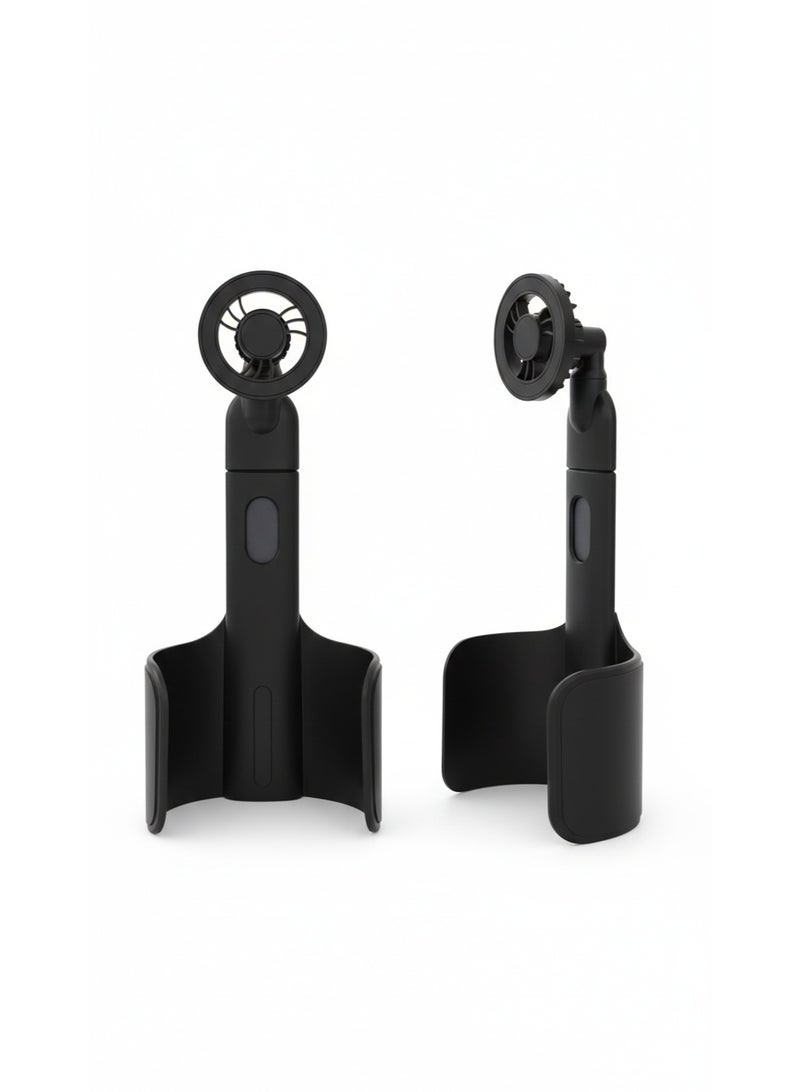 RavX Universal Vehicle Phone Holder - Sleek Design with High Stability - Matte Black - Image 3